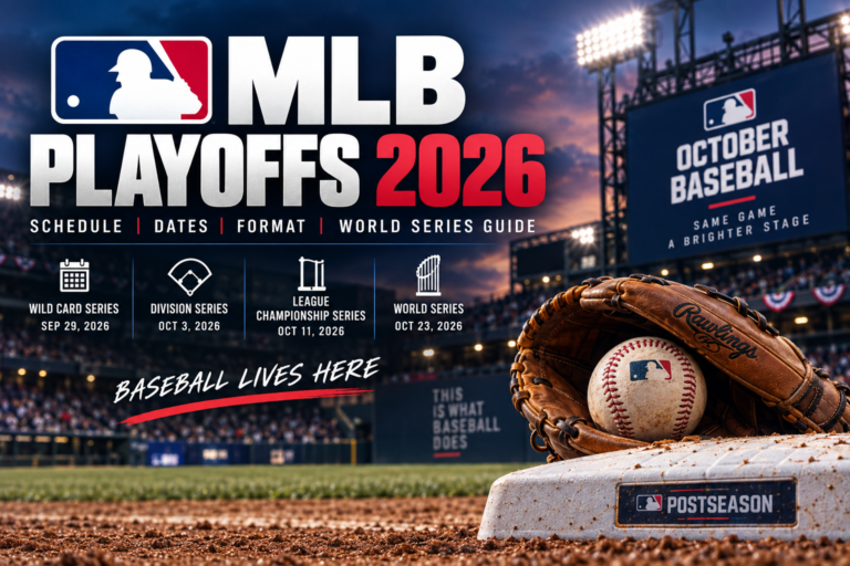 MLB Playoffs 2026 schedule dates and World Series guide