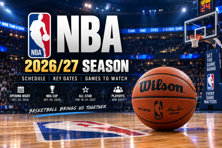 NBA 2026/27 schedule key dates and games to watch